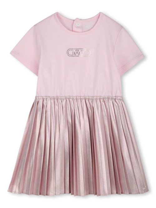 Abito neonata rosa maniche corte Michael Kors Kids | R3030844Z